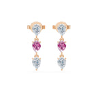 Lou Pear Trio Earrings
