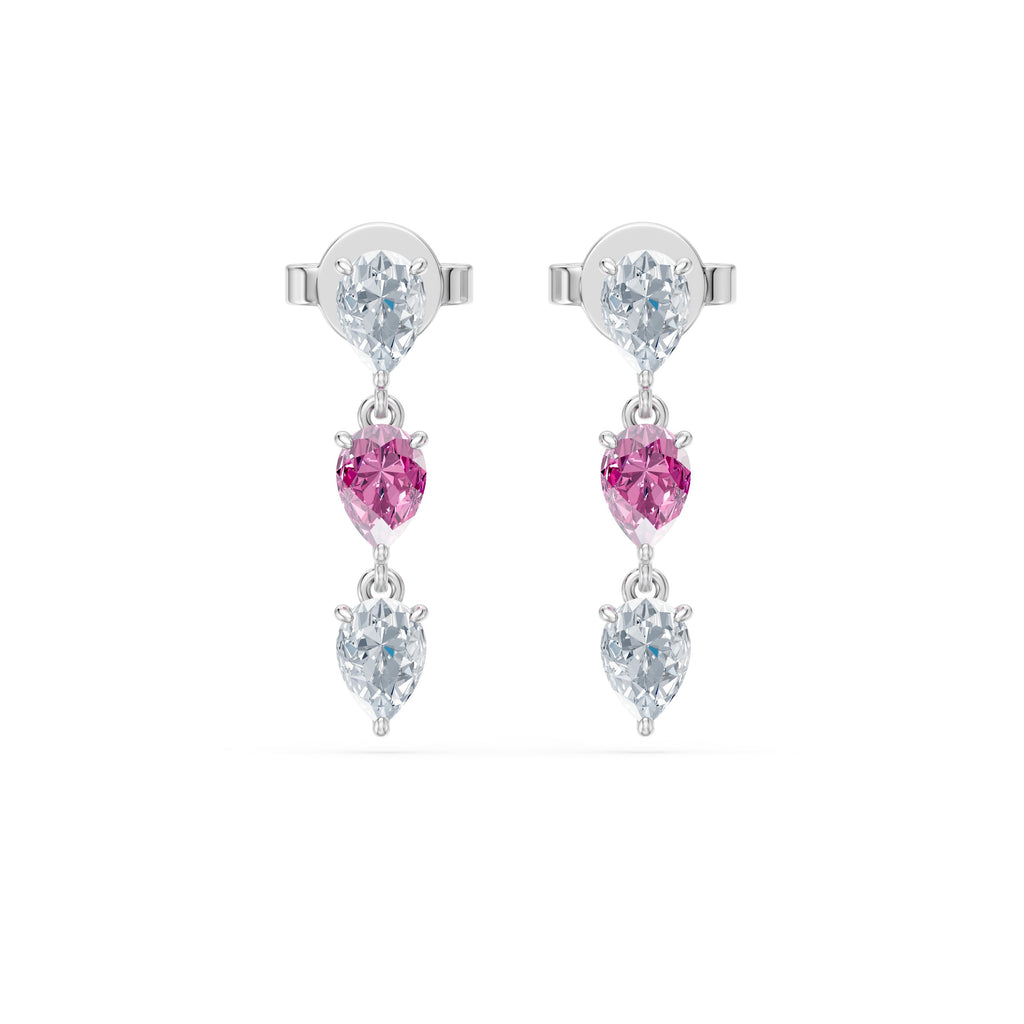 Lou Pear Trio Earrings