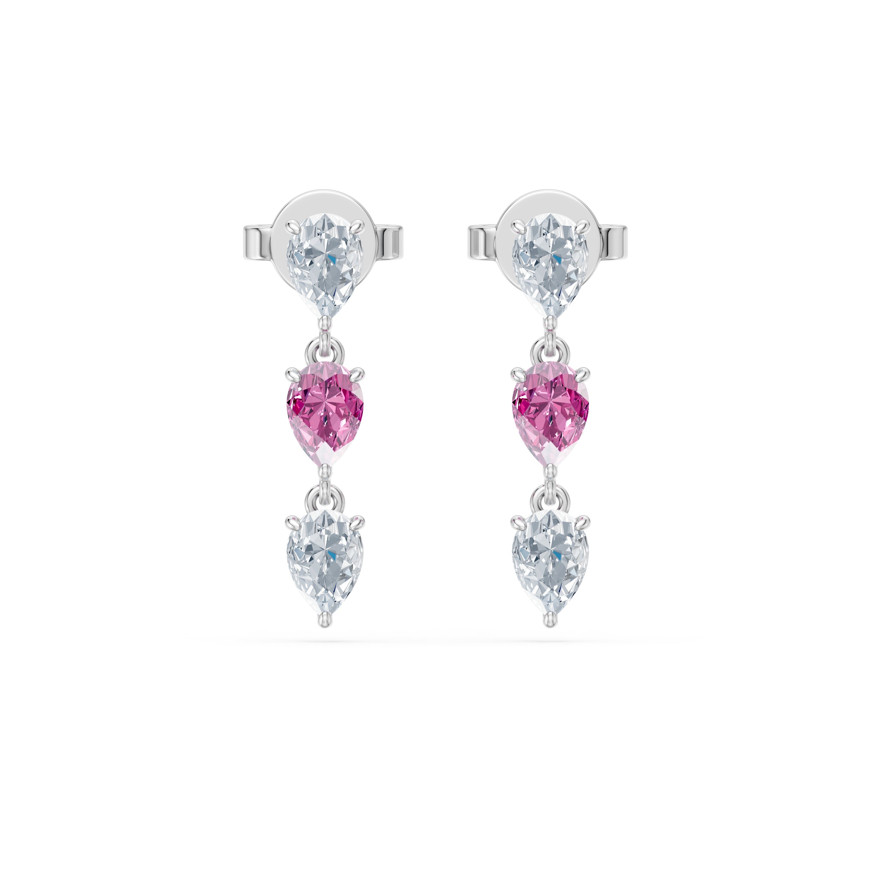 Lou Pear Trio Earrings