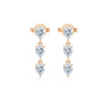 Lou Pear Trio Earrings