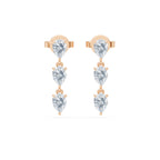 Lou Pear Trio Earrings