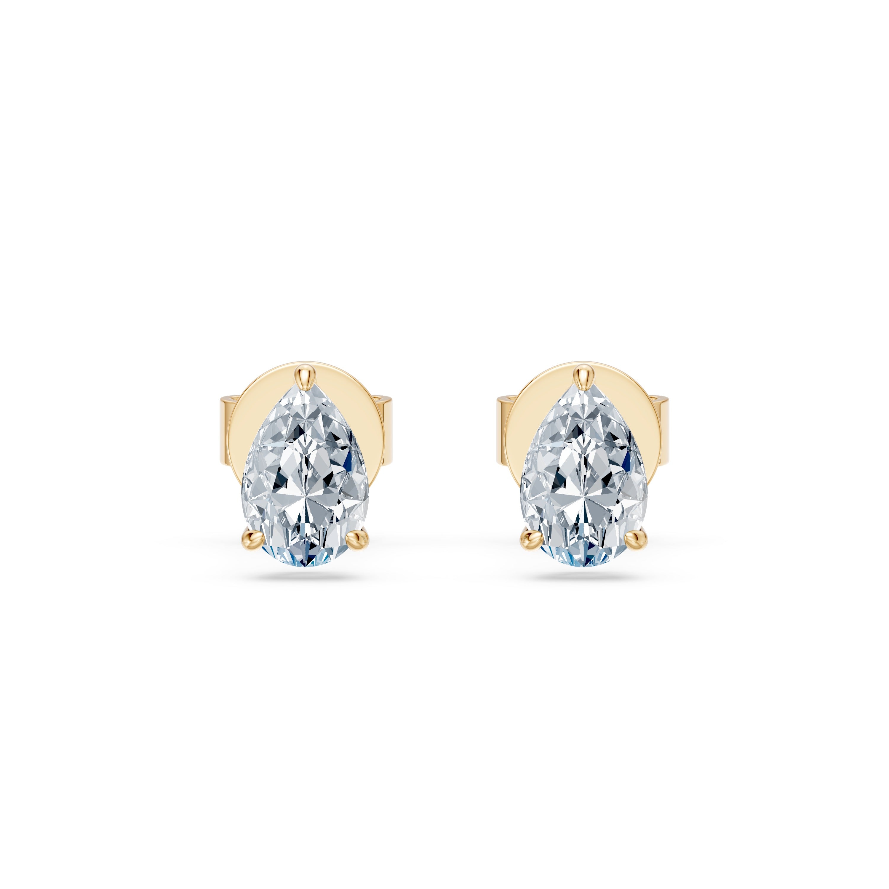 Pear Stud Earrings