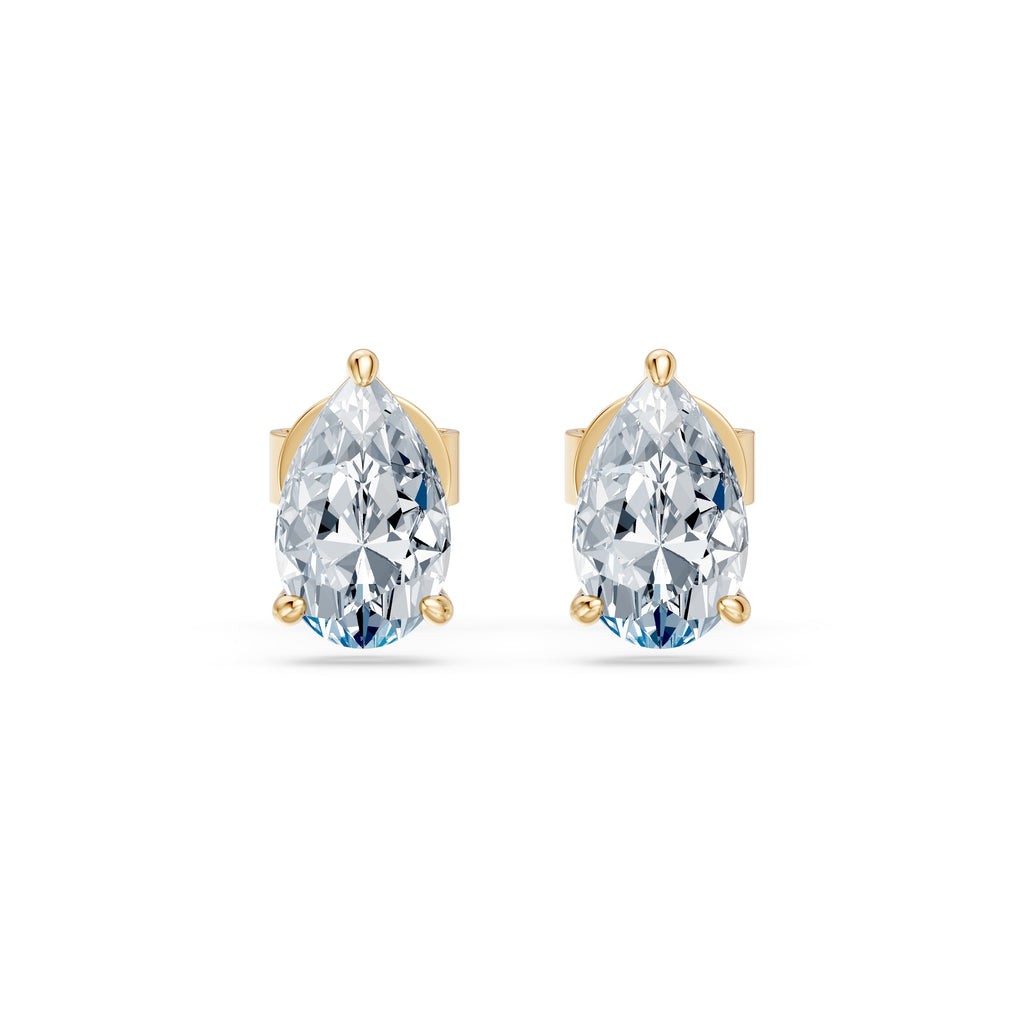 Pear Stud Earrings
